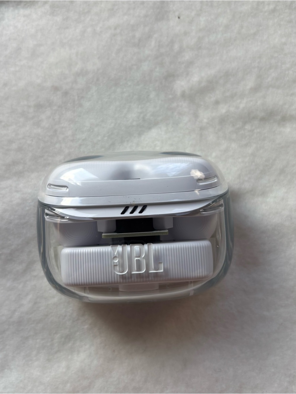 JBL Tune Buds 2 White True Wireless Earbuds with Clear Charging Case